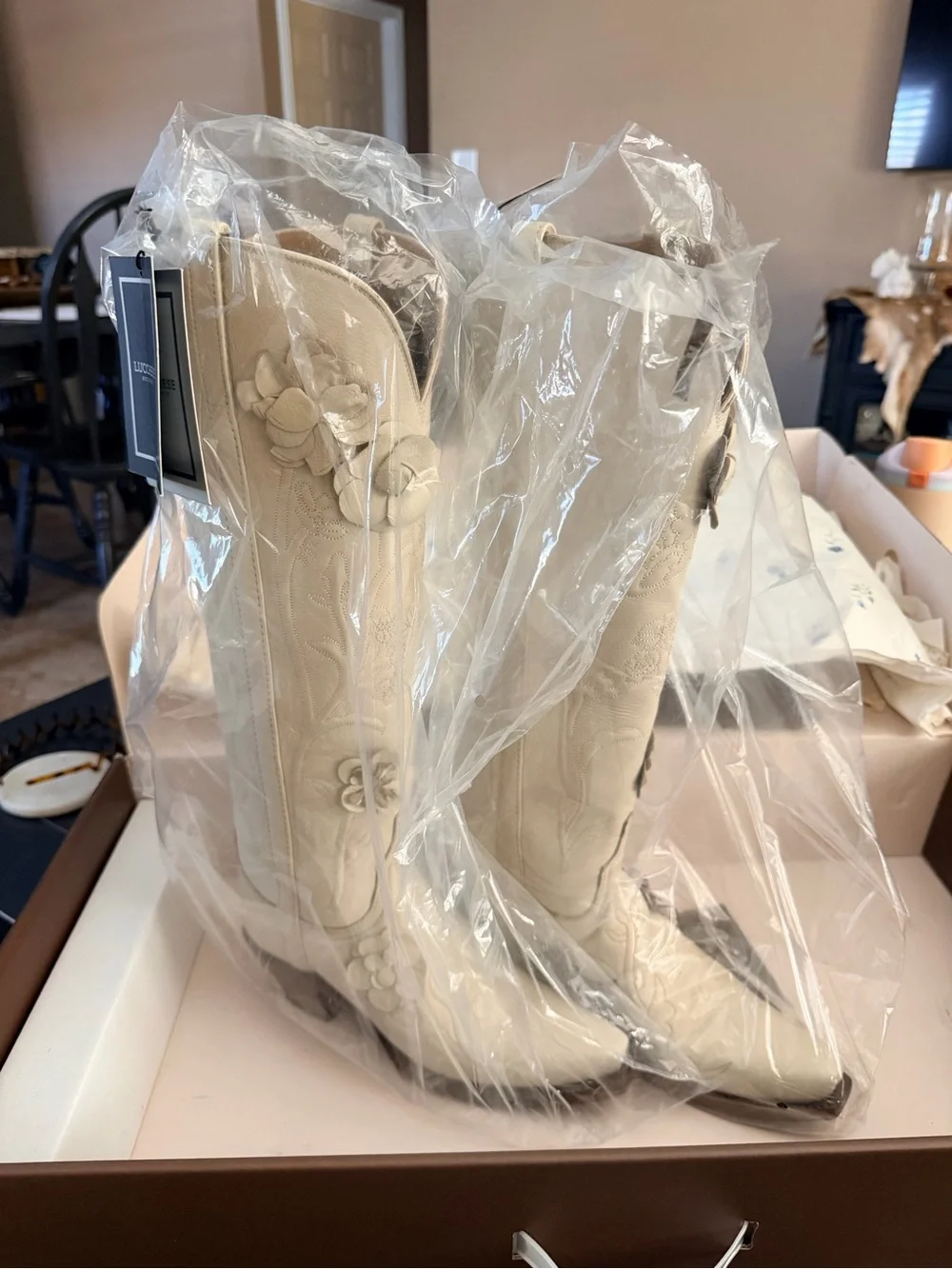 BRAND NEW Lucchese x Lela Rose Priscilla Boots